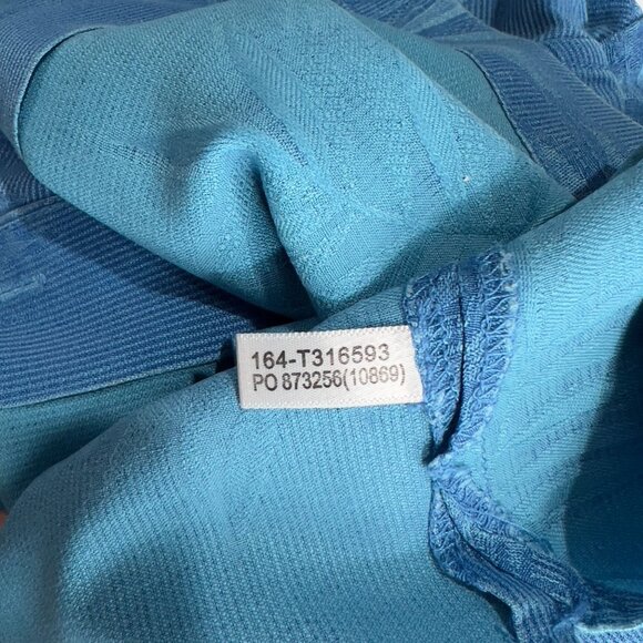 Tommy Bahama Men's L Large Blue Hawaiian Silk Shirt Short Sleeve - Picture 7 of 7